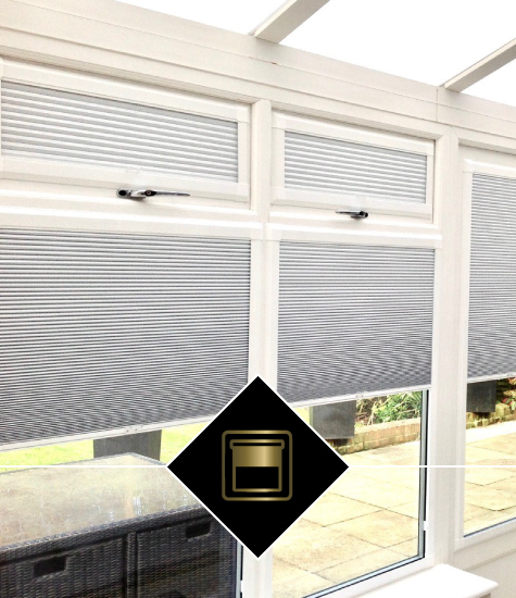 Perfect Fit blinds neatly installed within window frames for a no-drill finish by A Touch of Class